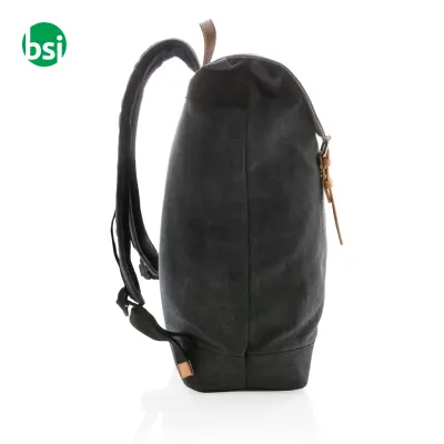 Canvas laptop backpack PVC free - Immagine 5