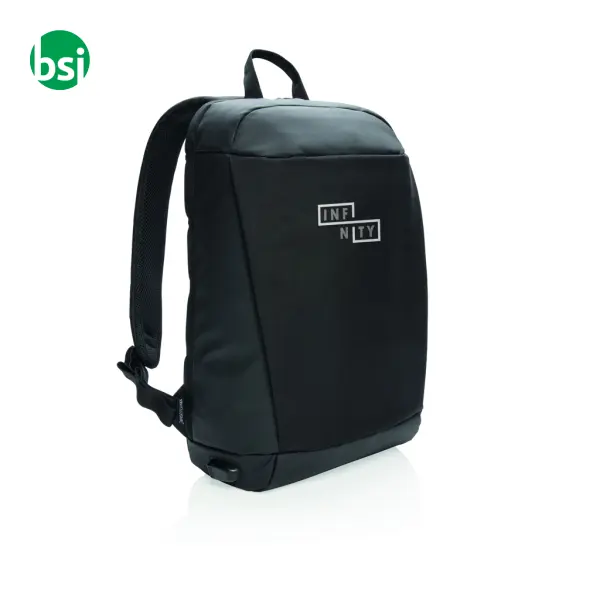 Madrid anti-theft RFID USB laptop backpack PVC -  9