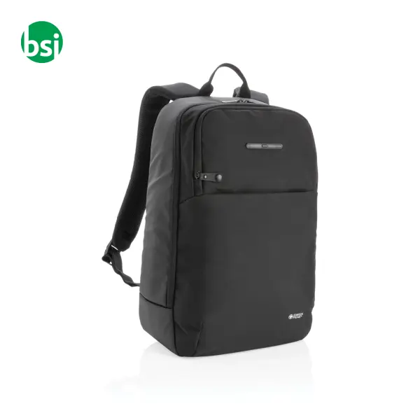 Swiss Peak laptop backpack with UV-C steriliser -  1