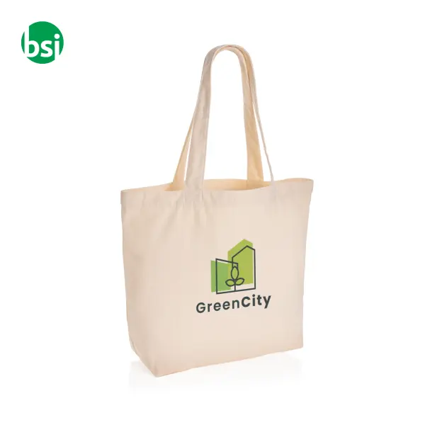 Impact Aware rcanvas 240 gsm shopper w/pocket -  5