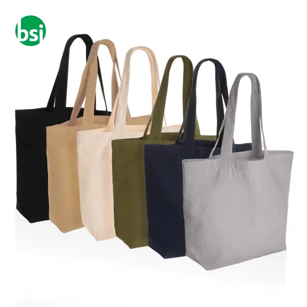 Impact Aware rcanvas 240 gsm shopper w/pocket -  1