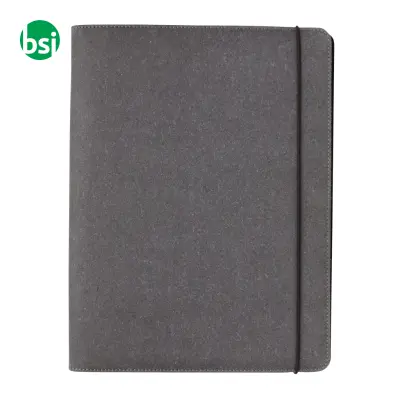 Recycled leather A4 portfolio - Immagine 3