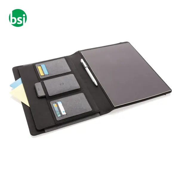 Recycled leather A4 portfolio -  6