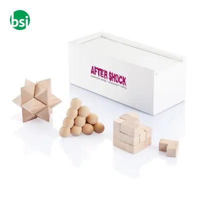 3 pcs brain teaser set - Immagine 6