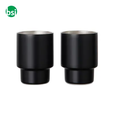 VINGA Nagano RCS recycled SS mugs, set of 2