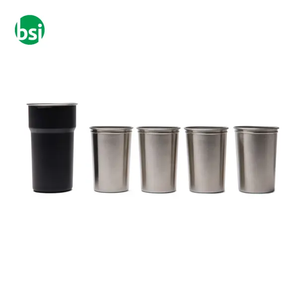 VINGA Parks RCS Stainless Steel Cup Set 250ml -  5