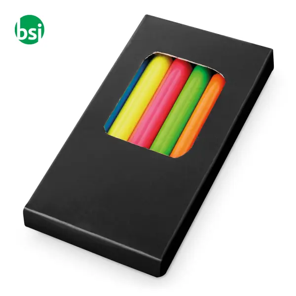 MEMLING Pencil box with 6 coloured pencils -  4