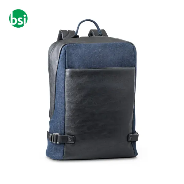 15.6 Laptop backpack - denim and PU - DIVERGENT -  8