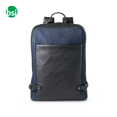 15.6 Laptop backpack - denim and PU - DIVERGENT - Immagine 2