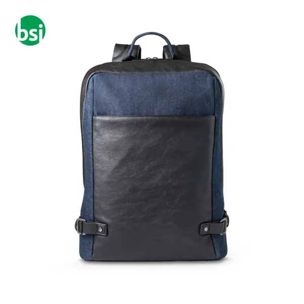 15.6 Laptop backpack - denim and PU - DIVERGENT -  2