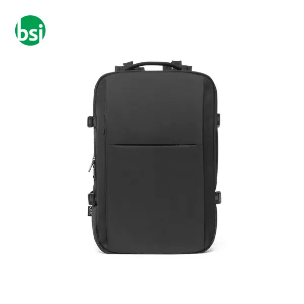 Recycled polyester travel backpack - DALLAS -  2