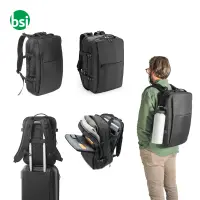 Recycled polyester travel backpack - DALLAS