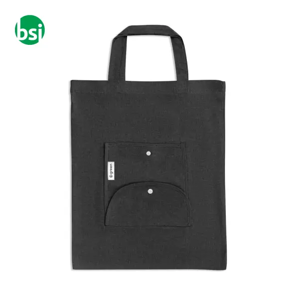 Foldable bag in cotton recycled - SIENA -  9