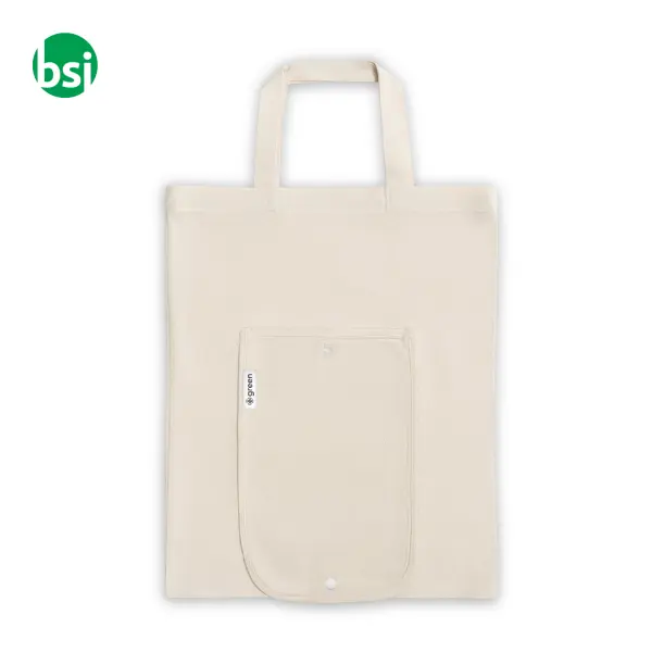 Foldable bag in recycled cotton - BEIRUT -  6