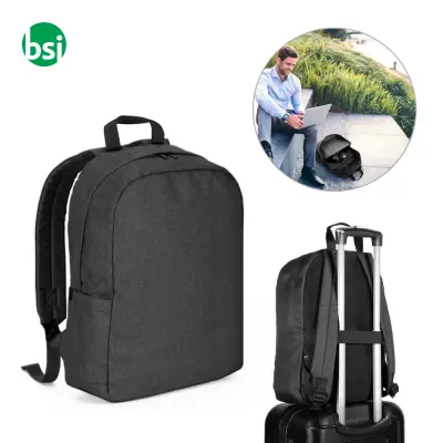 Laptop backpack - recycled polyester - GIJON