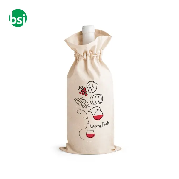 Cotton bag for bottle 180 gr - JEROME -  3
