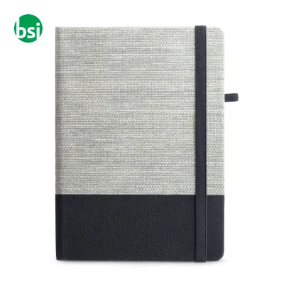 A5 notepad - straw fibre and cotton canvas - ROUSSEAU - Immagine 2
