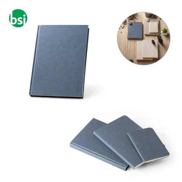 A5 notepad with hard cover - COFFEEPAD RIGID -  1