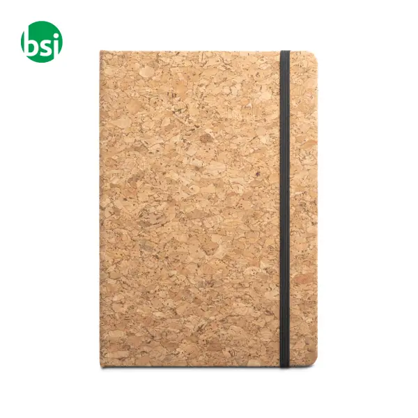 A5 notepad and ballpoint pen set in cork - FREUD -  2