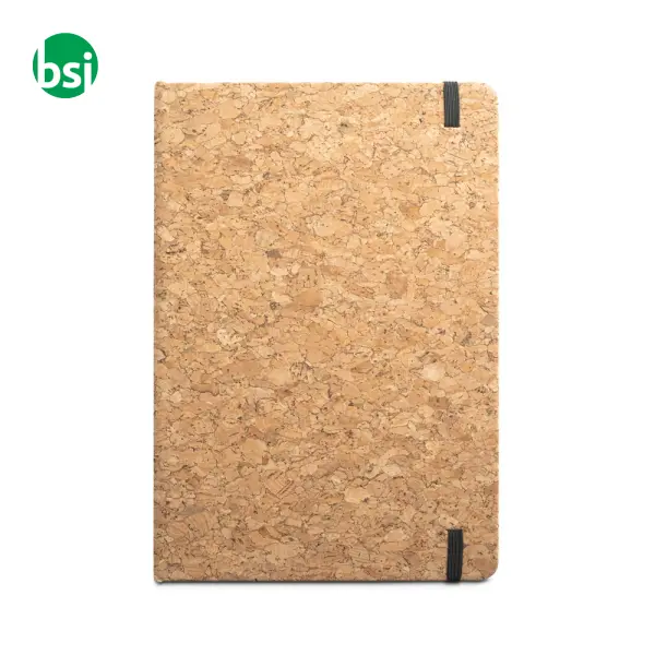 A5 notepad and ballpoint pen set in cork - FREUD -  3