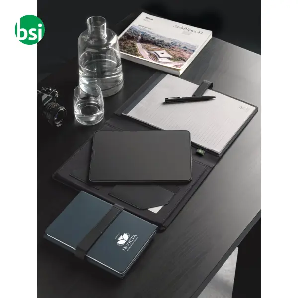 A5 notepad recycled PU SANDERSON -  9