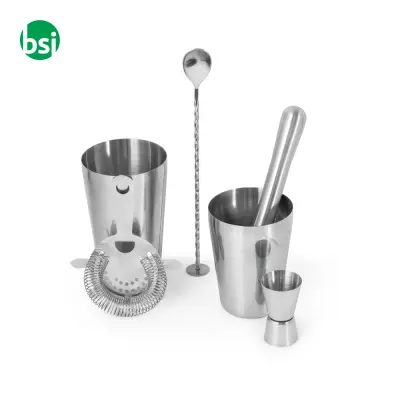 6-piece stainless steel cocktail set - BRAMBLE - Immagine 3