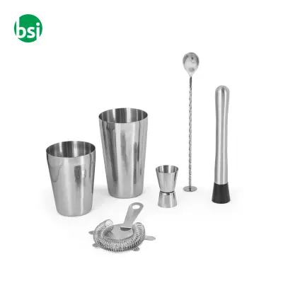 6-piece stainless steel cocktail set - BRAMBLE - Immagine 4