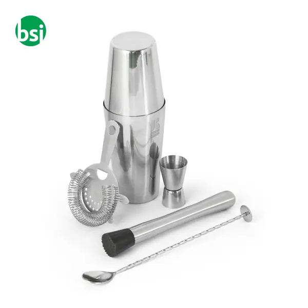 6-piece stainless steel cocktail set - BRAMBLE -  6