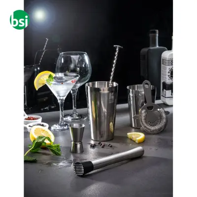 6-piece stainless steel cocktail set - BRAMBLE - Immagine 7