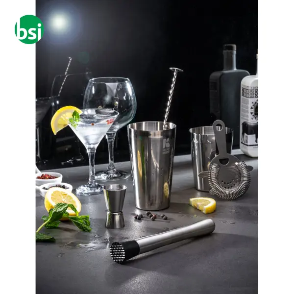 6-piece stainless steel cocktail set - BRAMBLE -  7