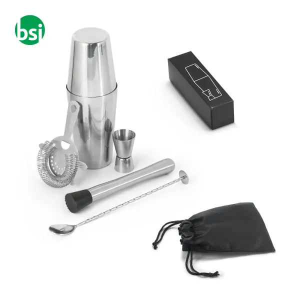 6-piece stainless steel cocktail set - BRAMBLE -  1
