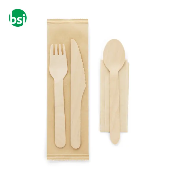Wooden cutlery set - SUYA -  5