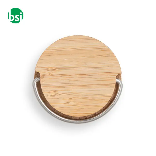 Bamboo and stainless steel thermos 440 ml - SOW -  5