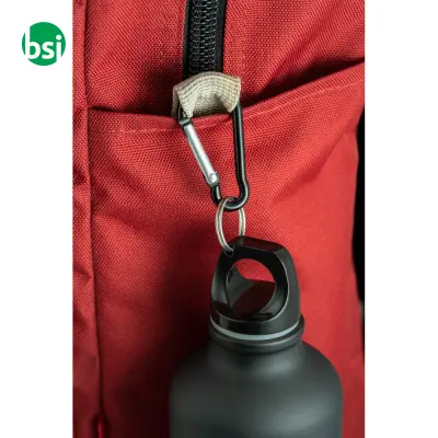 Aluminium bottle with carabiner 540 ml - COLLINA - Immagine 2
