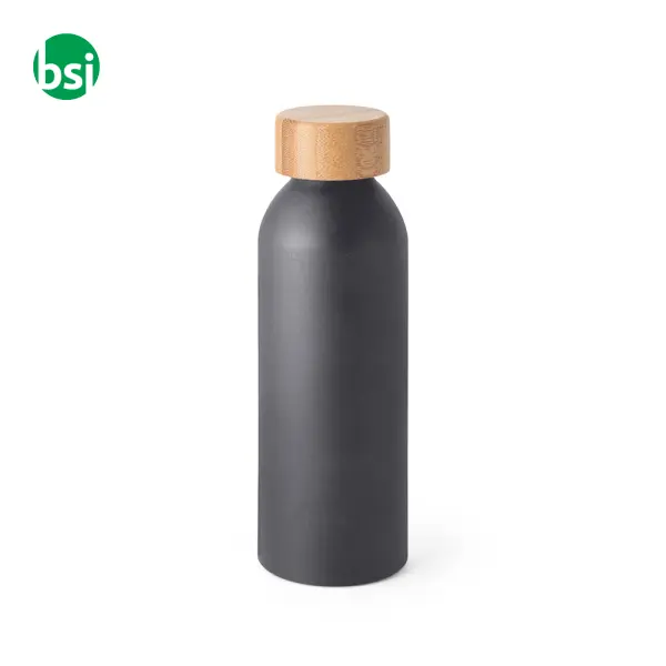 Aluminium bottle with bamboo lid 550 ml - QUETA -  9