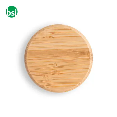 Aluminium bottle with bamboo lid 550 ml - QUETA - Immagine 5