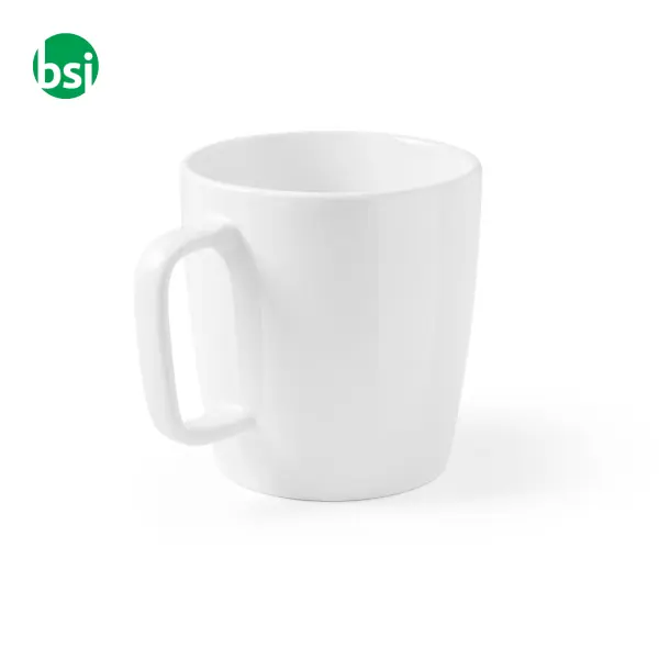 Ceramic mug 450 ml - DHONI WHITE -  5