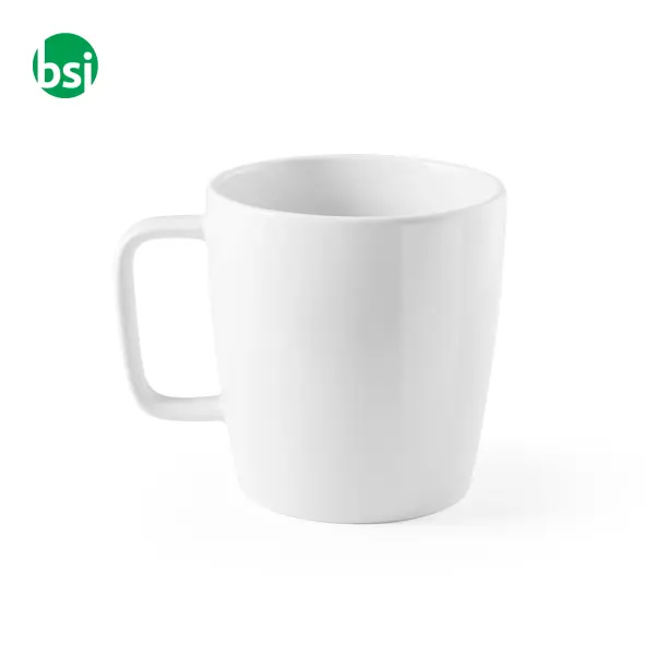 Ceramic mug 450 ml - DHONI WHITE -  2