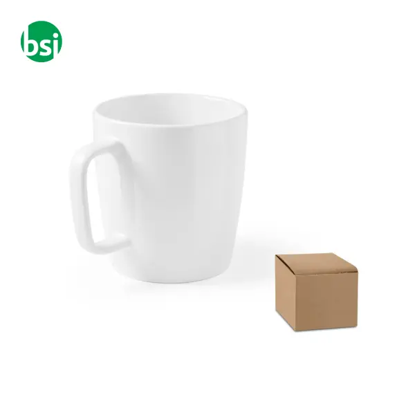 Ceramic mug 450 ml - DHONI WHITE -  1