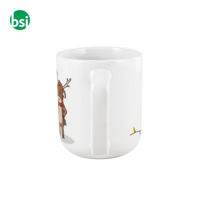 Mug with Christmas print 330 mL REINDEER - Immagine 4