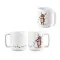 Mug with Christmas print 330 mL REINDEER - Anteprima 1