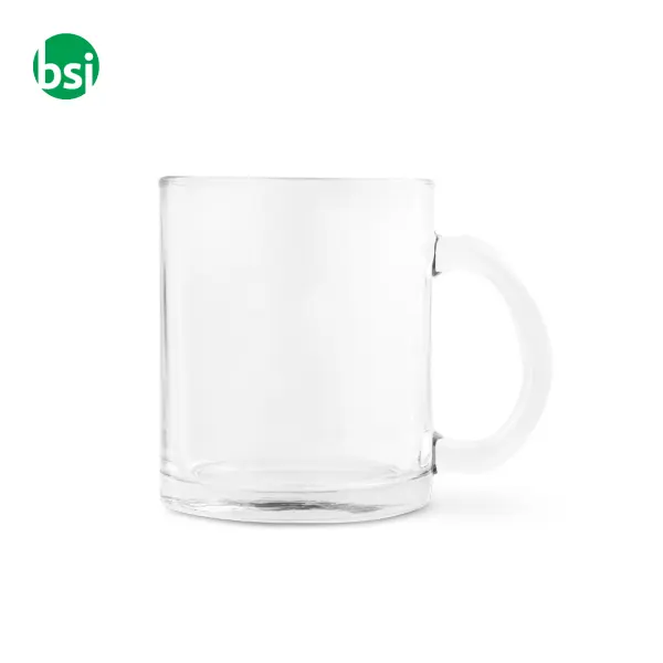 Glass mug suitable for sublimation 350 ml - CARMO -  2