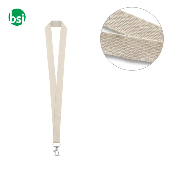 100% cotton lanyard HEATHROW -  1