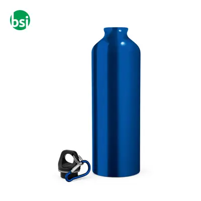 Aluminium sports bottle with carabiner - LANDSCAPE L - Immagine 4