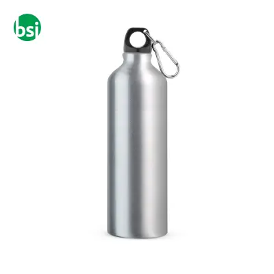 Aluminium sports bottle with carabiner - LANDSCAPE L - Immagine 11