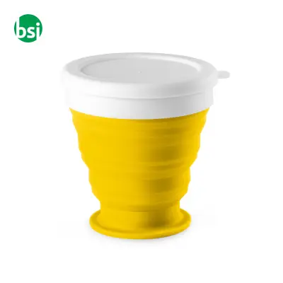 Silicone and PP folding travel cup 250 ml - ASTRADA - Immagine 11