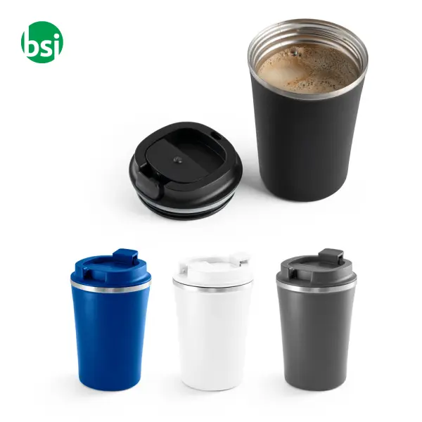 Stainless steel and PP travel cup 470 ml - PHELPS -  1