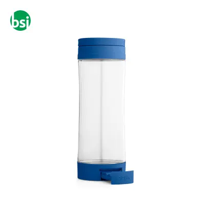 Glass sports bottle with PP cap 390 ml - QUINTANA - Immagine 2