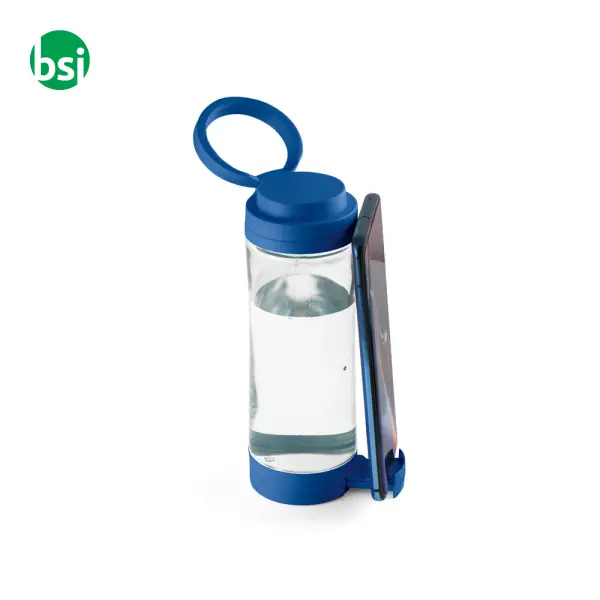 Glass sports bottle with PP cap 390 ml - QUINTANA -  4