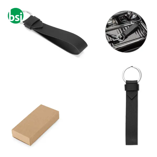 PU keyring with ring - WATOE -  1